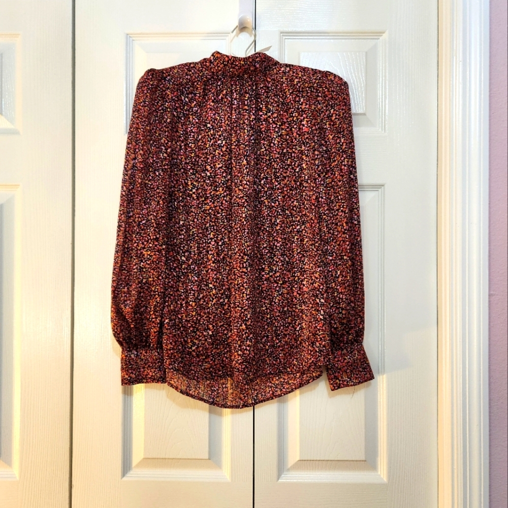 Speckled blouse small